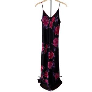 Glamour Angel Black Pink & Purple Floral Dress
